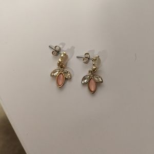 Pink dangle earrings